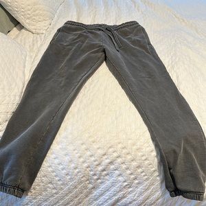 Grey Talentless heavy weight sweatpants with pockets